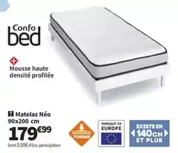 Conforama Matelas néo 90x200 cm offre