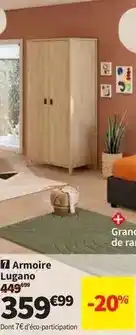 Conforama Armoire lugagno offre