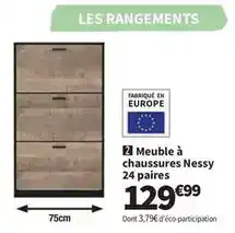 Conforama Meuble à chaussures offre