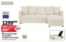 Conforama Lomoco - canapé d'angle convertible meridenne cottage offre
