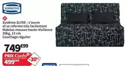 Conforama Simmons - système slyde offre