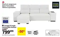 Conforama Canapé d'angle convertible offre