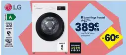 Conforama Lg - lave-linge frontal a4a-f14e offre