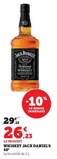 U Express Whiskey jack daniel's offre