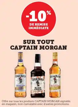 U Express Sur tout captain morgan offre