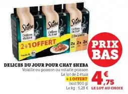 U Express Delices du jour pour chat sheba offre