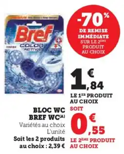 U Express Bloc wc soit bref wc offre