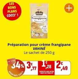 Coccimarket Préparation pour crème frangipane vahiné offre