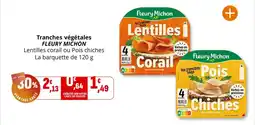 Coccimarket Tranches végétales fleury michon offre