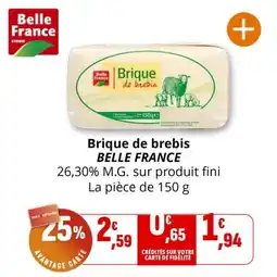 Coccimarket Brique de brebis belle france offre