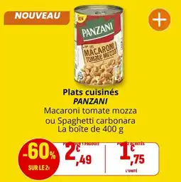 Coccimarket Plats cuisinés panzani offre