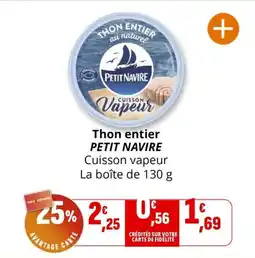 Coccimarket Thon entier petit navire offre