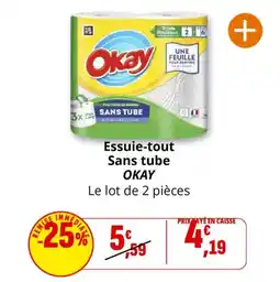 Coccimarket Essuie-tout sans tube okay offre