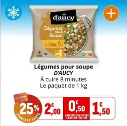 Coccinelle Express Légumes pour soupe d'aucy offre