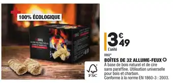 ALDI Boîtes de 32 allume-feux offre