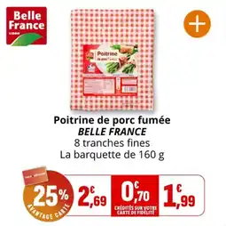 Coccinelle Express Poitrine de porc fumée belle france offre