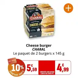 Coccinelle Express Cheese burger charal offre