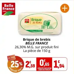 Coccinelle Express Brique de brebis belle france offre
