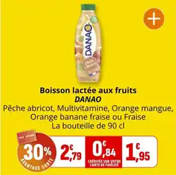 Coccinelle Express Boisson lactée aux fruits danao offre