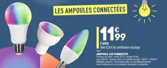 ALDI Ampoule les connectée offre