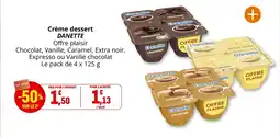 Coccinelle Express Crème dessert danette offre