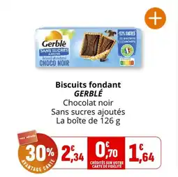 Coccinelle Express Biscuits fondant gerblé offre