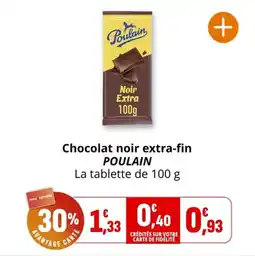 Coccinelle Express Chocolat noir extra-fin poulain offre