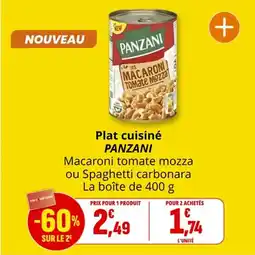 Coccinelle Express Plat cuisiné panzani offre