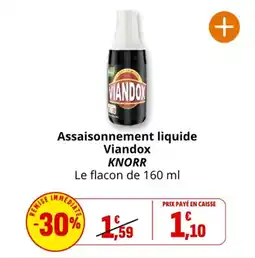 Coccinelle Express Assaisonnement liquide viandox knorr offre