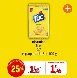 Coccinelle Express Biscuits tuc lu offre