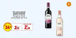 Coccinelle Express Vin sans alcool grain d'envie offre