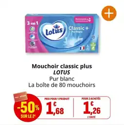 Coccinelle Express Mouchoir classic plus lotus offre