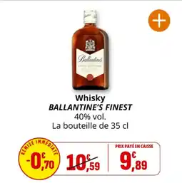 Coccinelle Express Whisky ballantine's finest offre