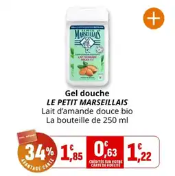 Coccinelle Express Gel douche le petit marseillais offre