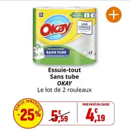 Coccinelle Express Essuie-tout sans tube okay offre
