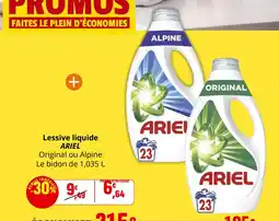 Coccinelle Supermarché Lessive liquide ariel offre