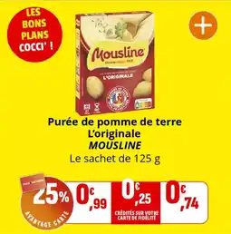 Coccinelle Supermarché Purée de pomme de terre l'originale mousline offre