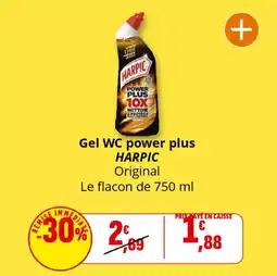 Coccinelle Supermarché Gel wc power plus harpic offre