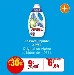 Coccinelle Supermarché Lessive liquide ariel offre