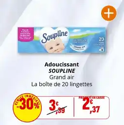 Coccinelle Supermarché Adoucissant soupline offre