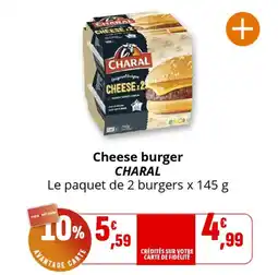 Coccinelle Supermarché Cheese burger charal offre