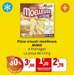 Coccinelle Supermarché Pizza crousti moelleuse marie offre