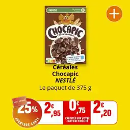 Coccinelle Supermarché Céréales chocapic nestlé offre