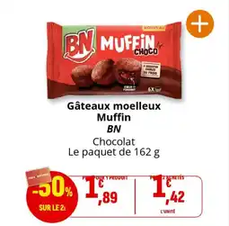 Coccinelle Supermarché Gâteaux moelleux muffin bn offre