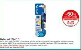 Monoprix Rollar gel "pillot" offre