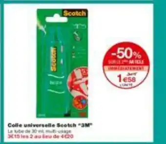 Monoprix Colle universelle scotch "3M" offre