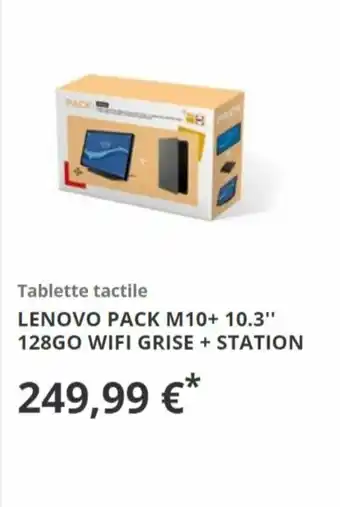 Darty Lenovo pack M10+ 10.3" offre