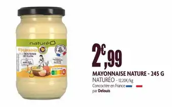 naturéO Mayonnaise nature offre