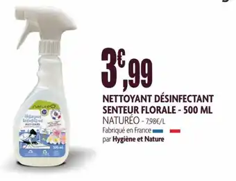 Nettoyant désinfectant senteur florale