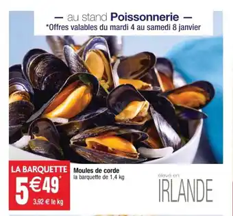 Cora x Carrefour Moules de corde offre